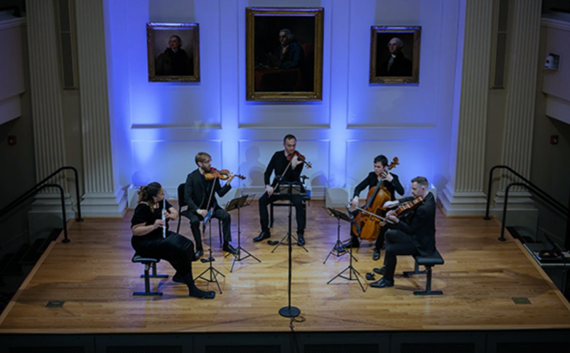 Quinteto de câmara em concerto